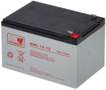 Akumulator MW Power 12V 12Ah MWL12-12