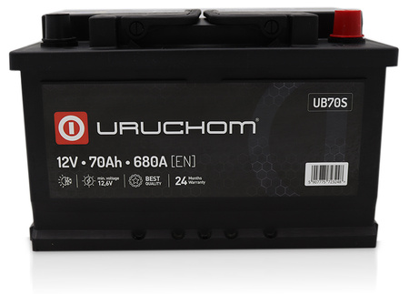Akumulator Uruchom Black 70Ah 680A UB70S
