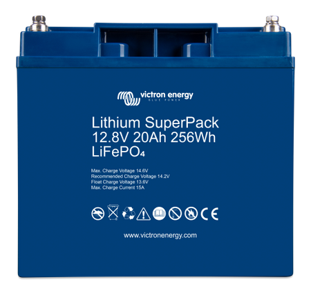 Akumulator Victron Super Pack 12,8V 20Ah 256Wh (M5)  litowo-jonowy (LiFePO4)