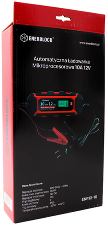 ŁADOWARKA PROSTOWNIK Enerblock ENR12-10 12V 10A