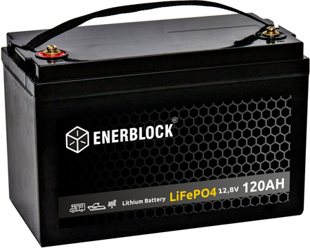 Akumulator ENERBLOCK 12V 120AH JLFP12-120 LITHIUM LiFePO4