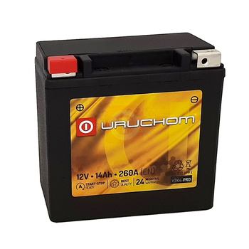 Akumulator Wzmocniony Uruchom YTX14-PRO  14Ah 260A AGM YTX14-BS