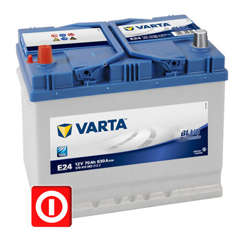 AKUMULATOR VARTA BLUE 70Ah 630A L+ JAP