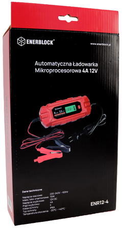 ŁADOWARKA PROSTOWNIK Enerblock ENR12-4 12V 4A