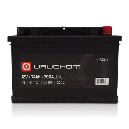 Akumulator Uruchom Black 74Ah 700A UB74H