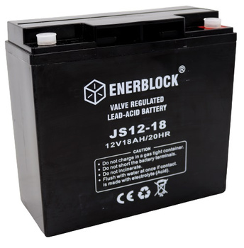 AKUMULATOR ENERBLOCK 12V 18AH JS12-18 220A do kosiarki / UPS / Piec