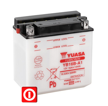 AKUMULATOR YUASA YB16B-A1 VF VS XV INTRUDER