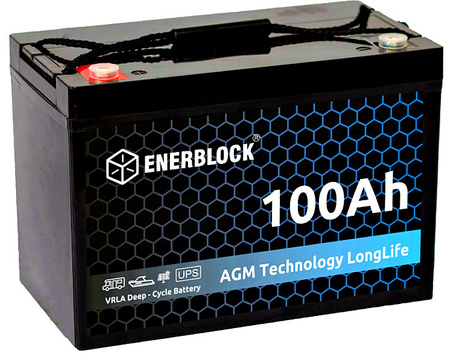 Akumulator ENERBLOCK 12V 100AH JDM12-100 AGM Longlife