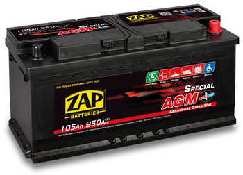 Akumulator ZAP Special 105Ah 950A AGM 60501