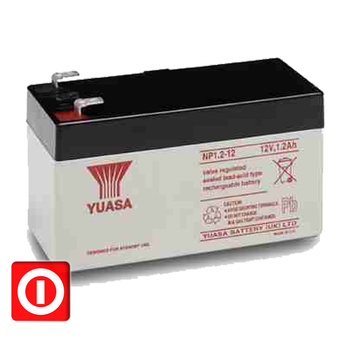 AKUMULATOR YUASA NP1,2-12 AGM 12V 1,2Ah UPS BUFOR