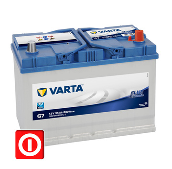 AKUMULATOR VARTA BLUE 95Ah 830A P+ JAP