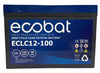 Akumulator ECOBAT ECLC 12-100  12V 110AH AGM DEEP CYCLE LEAD CRYSTAL BATTERY