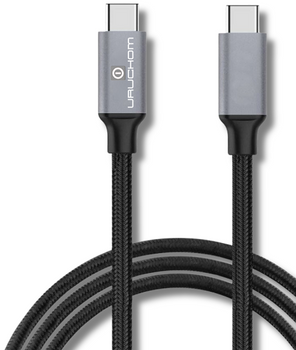 Kabel USB C - USB C Szybki 60W 1M czarny Uruchom