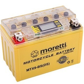 AKUMULATOR Moretti (iGel) MTX9-BS 8Ah 110A AGM z wyświetlaczem