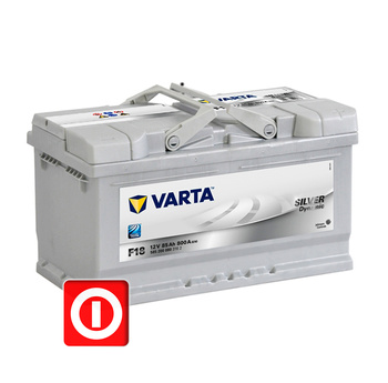 AKUMULATOR VARTA SILVER 85Ah 800A P+