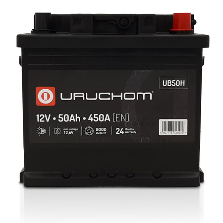 Akumulator Uruchom Black 50Ah 450A UB50H