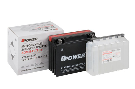 Akumulator Bpower AGM YTX24HL-BS 21Ah 350A