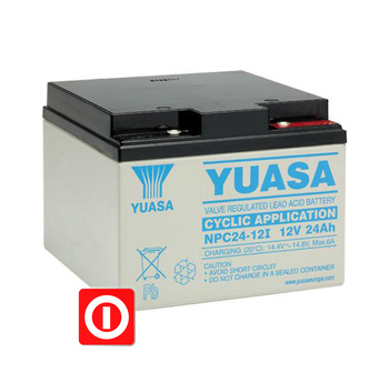 Akumulator 24Ah Yuasa NPC24-12 AGM