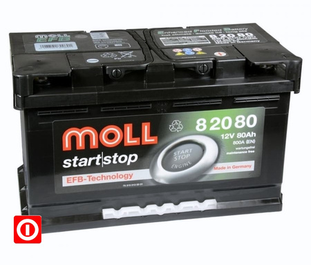 Akumulator Moll Start Stop EFB 12V 80Ah 800A