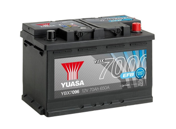 Akumulator YUASA 70Ah 650A YBX7096 EFB