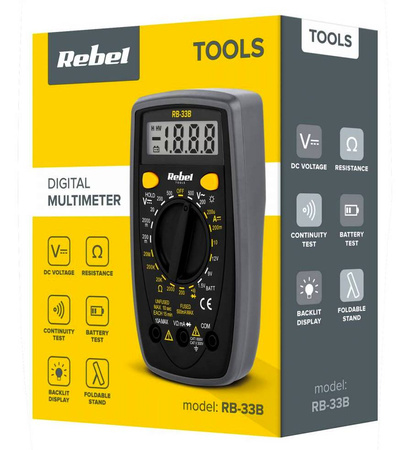 Miernik uniwersalny Rebel Tools RB-33B