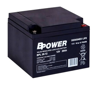 AKUMULATOR Bpower BPL 26-12 26Ah  12V AGM Praca BUFOROWA