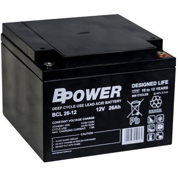 Akumulator trakcyjny  Bpower BCL 26-12 12V 26Ah