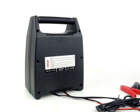 Prostownik ze wskazówką (bezp.) AMiO 12A, 12V SBC-12A