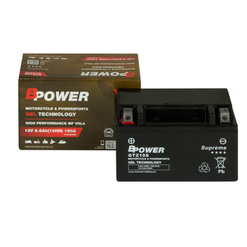 Akumulator Wzmocniony Bpower GEL GTZ10S (YTZ10S-BS)  8.6Ah 190A