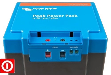 Akumulator Victron Peak Power Pack12,8V 30Ah 384Wh litowo-jonowy (LiFePO4) z ładowarką