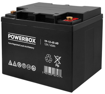Akumulator Powerbox 12V 45Ah VRLA AGM TP-12-45-AD