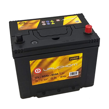 Akumulator Uruchom Gold 80Ah 650A P+ UG80P