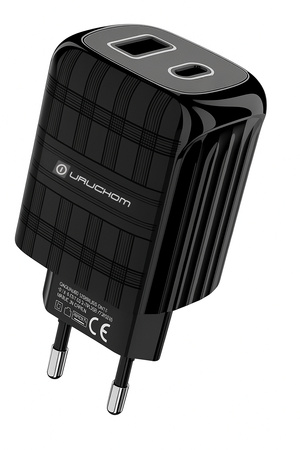 Szybka Ładowarka sieciowa zasilacz 20W 1x USB C USB A Power Delivery 3.0