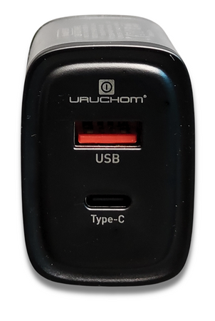 Szybka Ładowarka sieciowa 36W USB C USB A Power Delivery 3.0 Czarna Uruchom