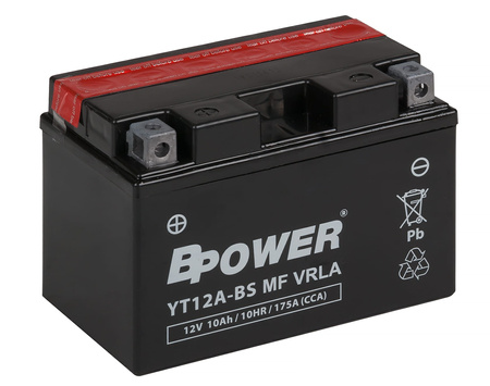 Akumulator Bpower AGM YT12A-BS 10Ah 175A