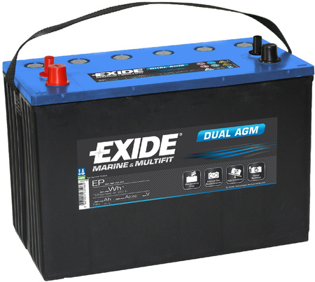 Akumulator EXIDE Dual AGM EP900 100Ah Marine & Leisure
