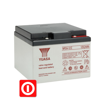 AKUMULATOR YUASA NP24-12 24Ah 12V Bufor UPS