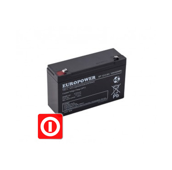 Akumulator Europower EP12-6 6V 12Ah