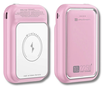 Apple MagSafe PowerBank 10000mAh 15W z ładowaniem bezprzewodowym Uruchom Różowy