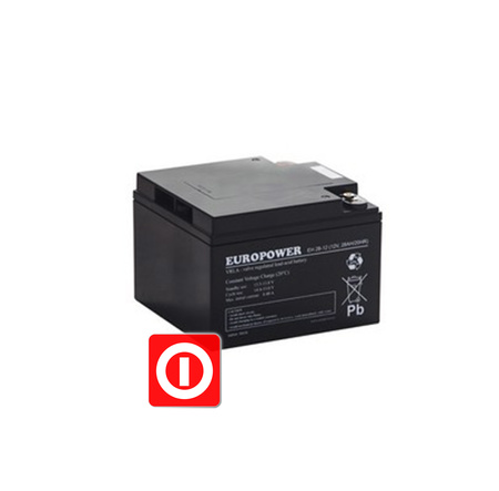 Akumulator Europower EH28-12 12V 28Ah