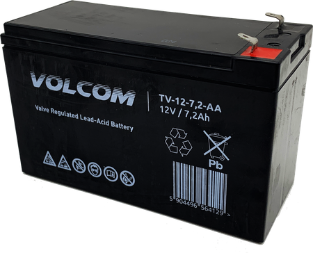Akumulator VOLCOM 12V 7.2Ah AGM TV-12-7,2-AA