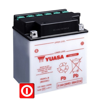 Akumulator Yuasa YB30CL-B 31.6Ah 300A