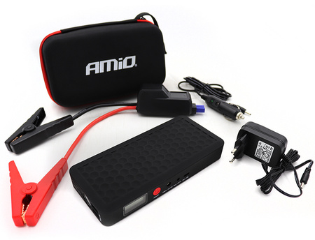 Urządzenie rozruchowe AMiO Powerbank 12V 12Ah 800A SJ02