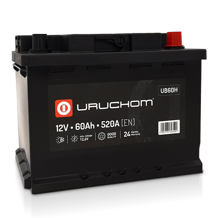 Akumulator Uruchom Black 60Ah 520A UB60H