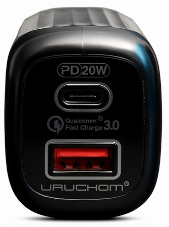 Szybka Ładowarka sieciowa zasilacz 20W 1x USB C USB A Power Delivery 3.0