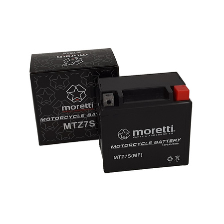 AKUMULATOR Moretti MTZ7S / GTZ7S / YTZ7S-BS 6Ah 130A AGM (GEL)