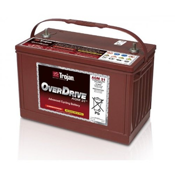 Akumulator Trojan OverDrive 12V 102Ah 730A CATERPILLAR AGM 31