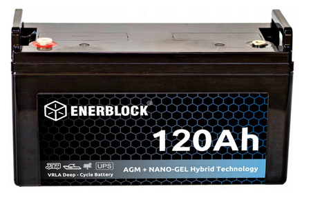 Akumulator ENERBLOCK 12V 120AH JDM12-120 AGM Longlife