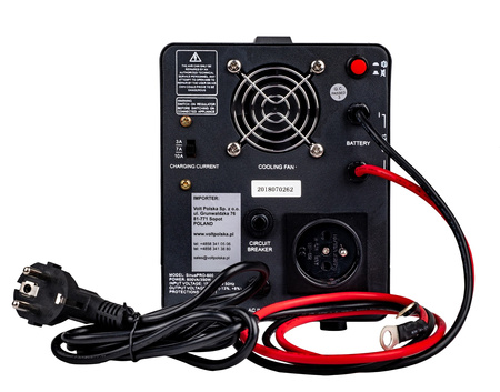 Zestaw Awaryjnego Zasilania Pieca CO Przetwornica 600E + Akumulator 100A VOLT POLSKA