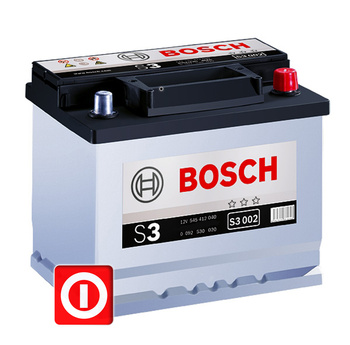 AKUMULATOR BOSCH SILVER S3 70Ah 640A P+ FORD